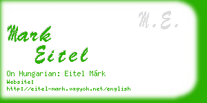mark eitel business card